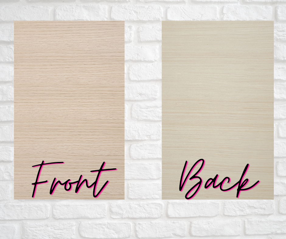 1/8" Red Oak 12"×12” Sheets (20 per box)