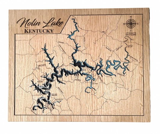 Nolin Lake Map