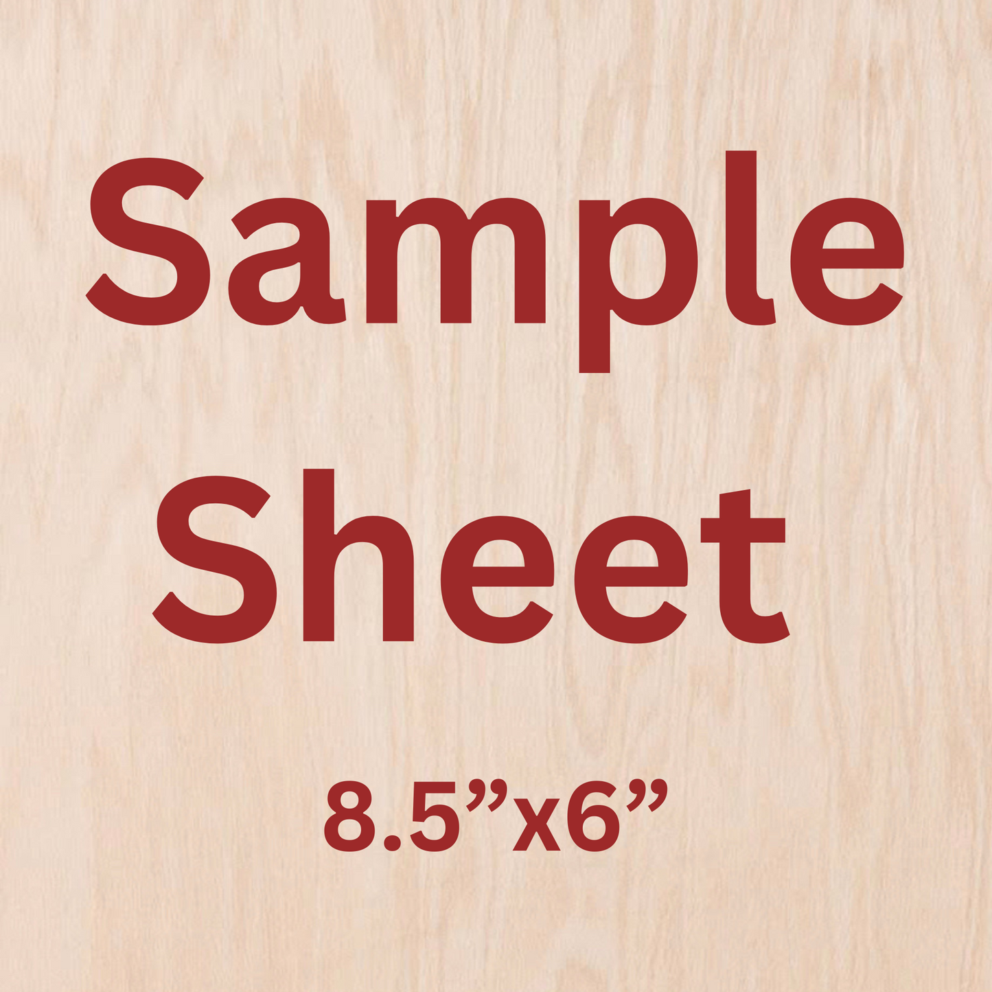 Sample Sheet