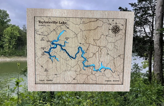 Taylorsville Lake Map