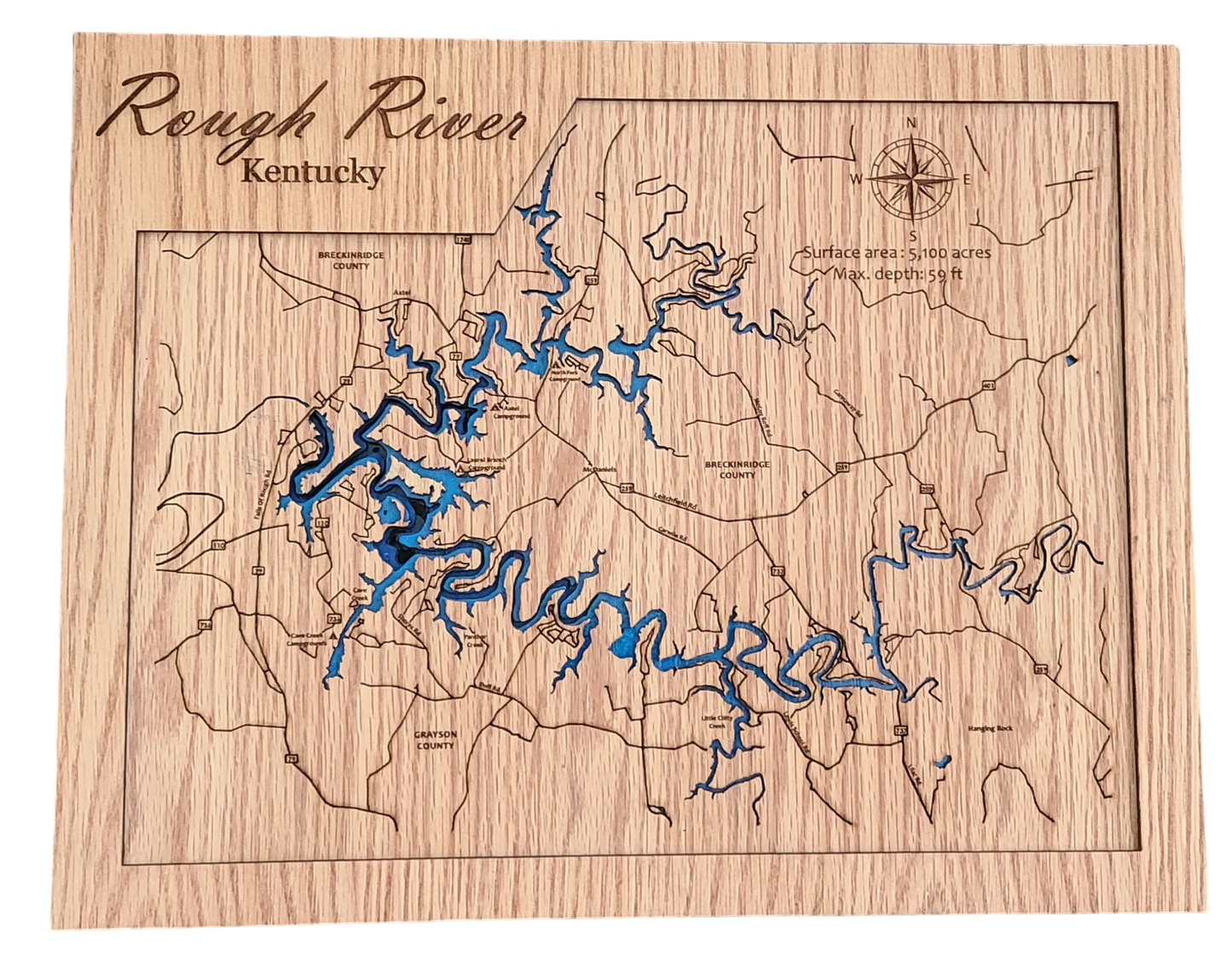 Rough River Map