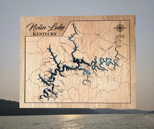 Nolin Lake Map