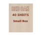 1/8" Red Oak 12"x8.5" (40 sheets)